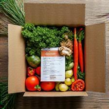 Meal kit ready for cooking